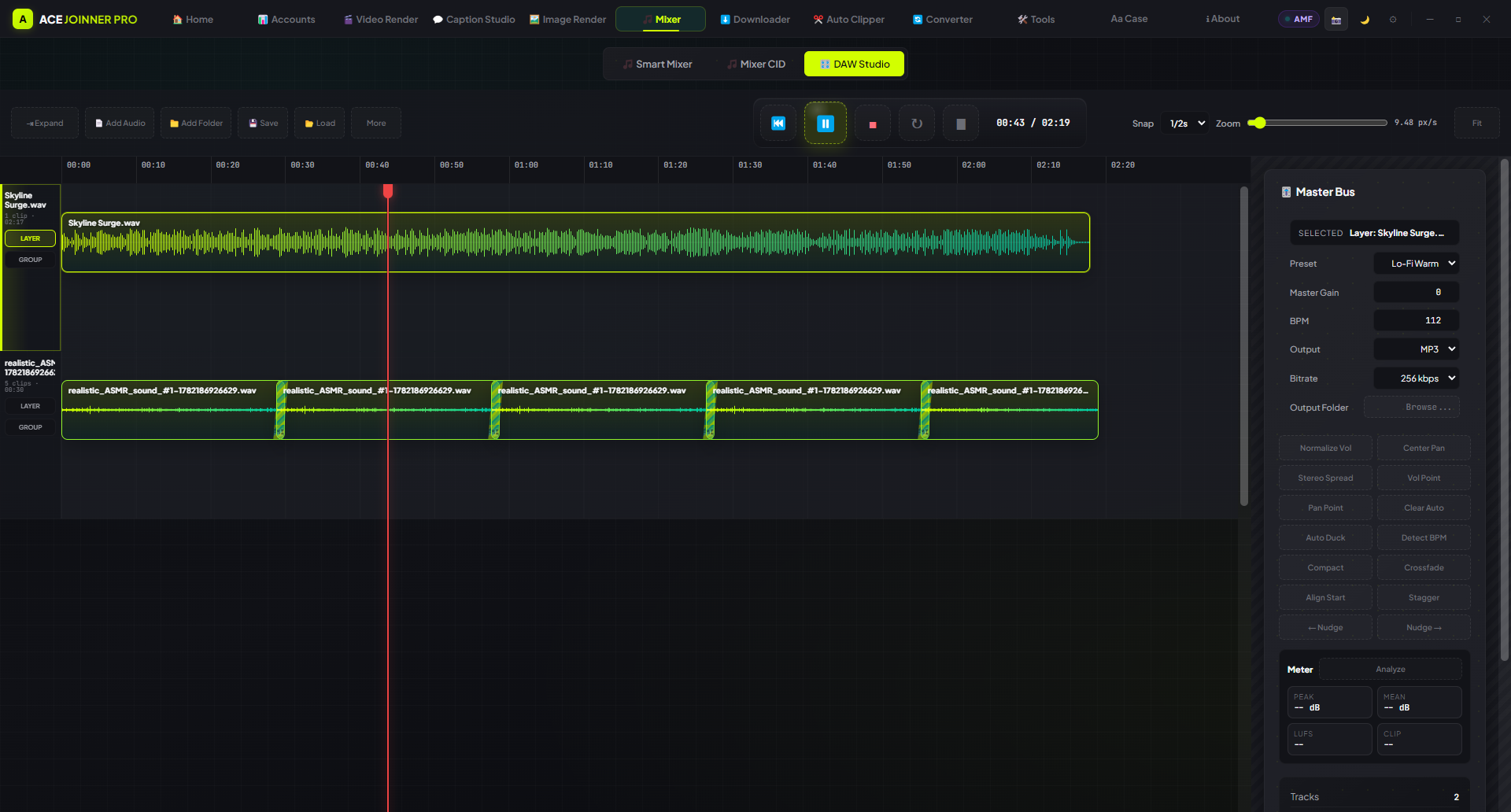 Audio Mixing — Dari kompilasi cepat sampai timeline dan MIDI.